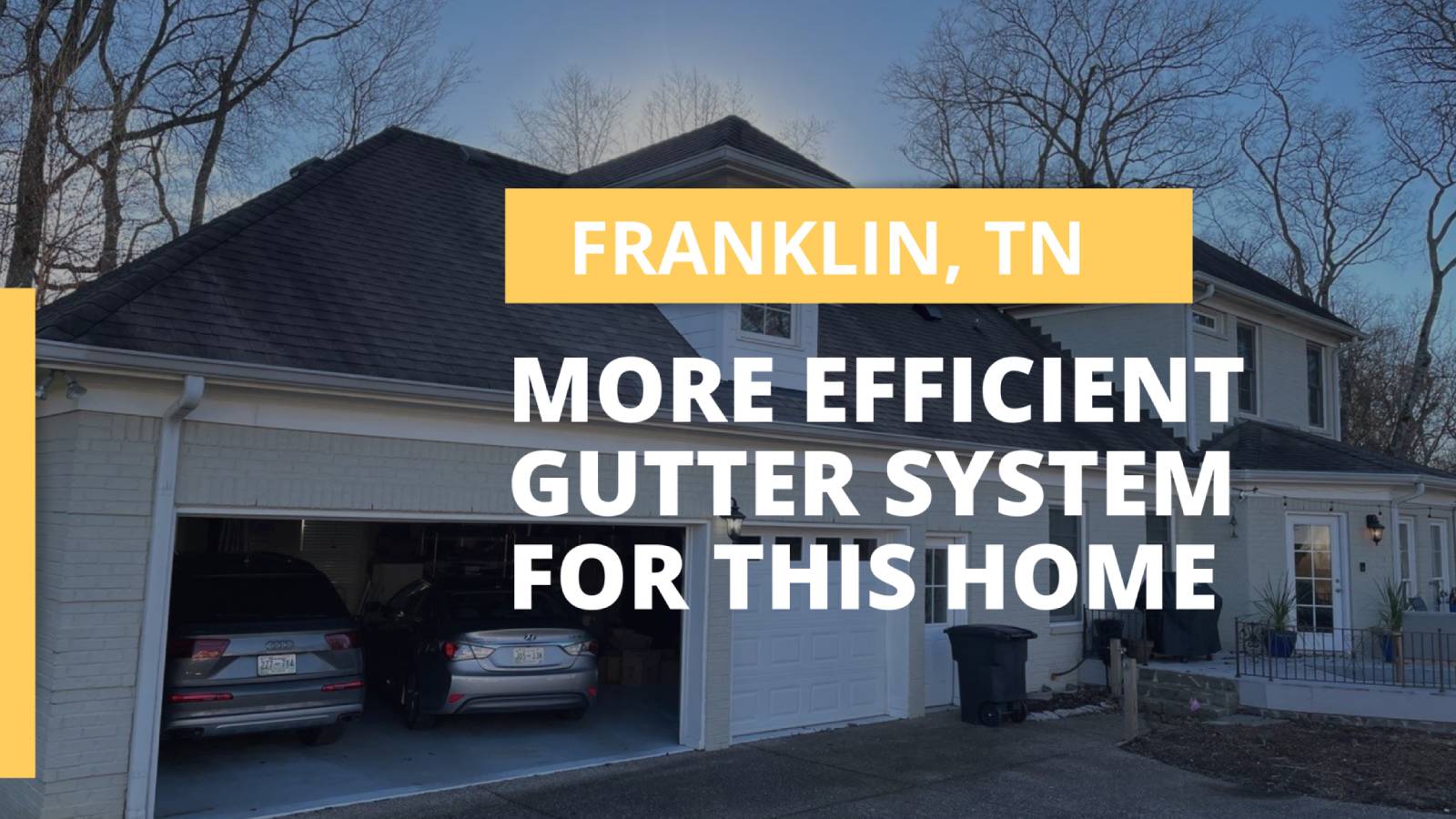 Efficient Gutter System in Franklin