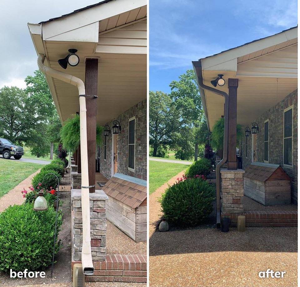 Installtions of gutter by simply gutter (1)